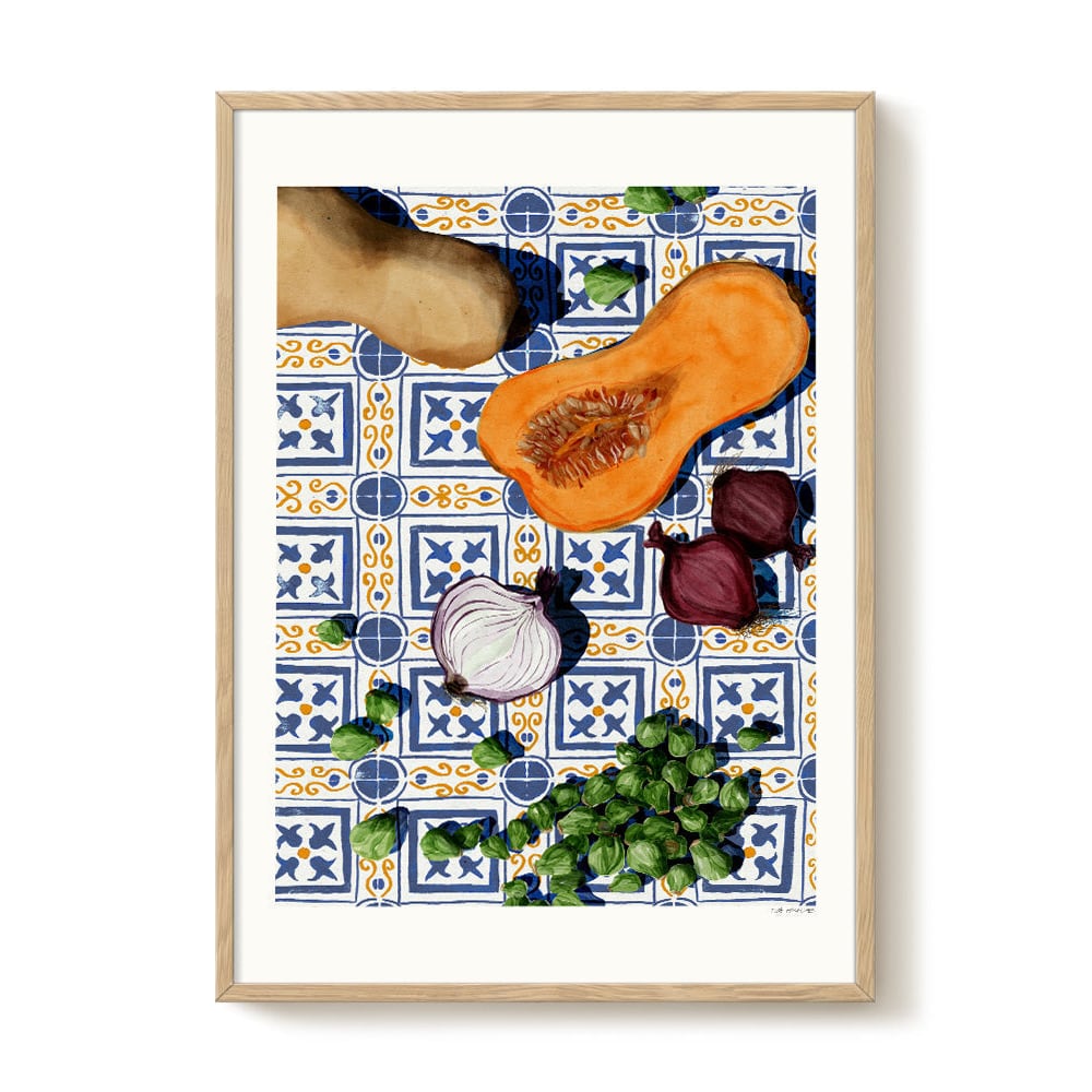 【アートポスター】February Veggies