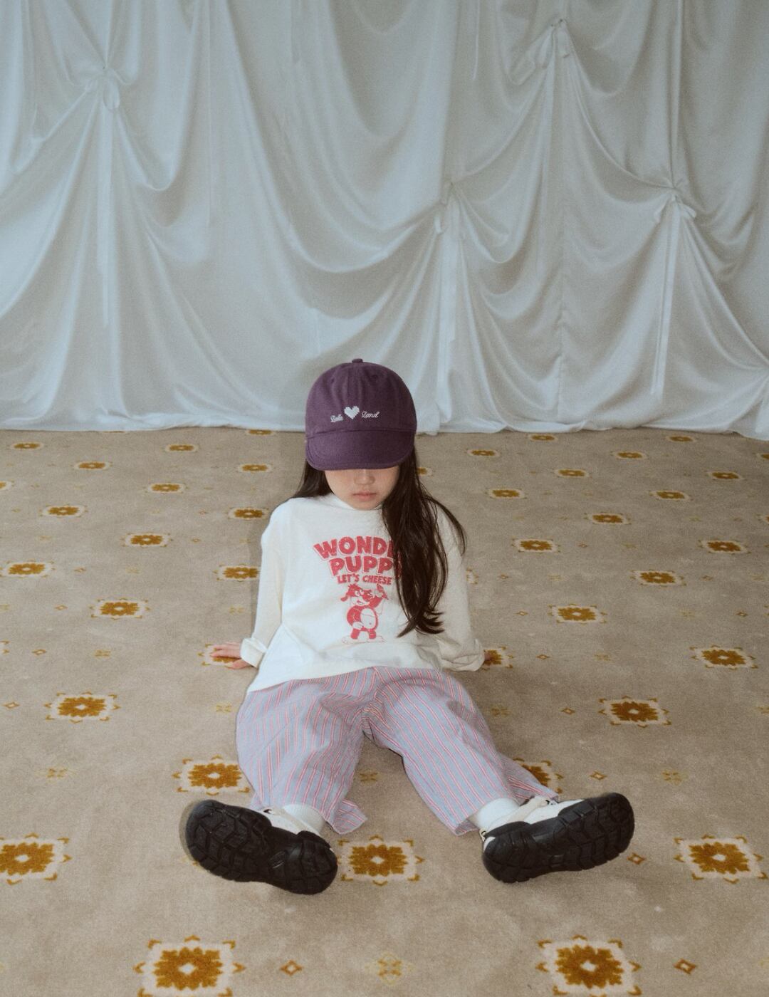 送料無料【予約】/ セルフィーパピーTシャツ/lalaland