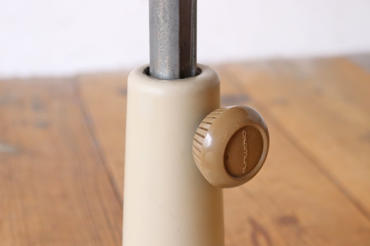 レトロ okamura オカムラ デスクチェア 学習椅子 回転 昇降