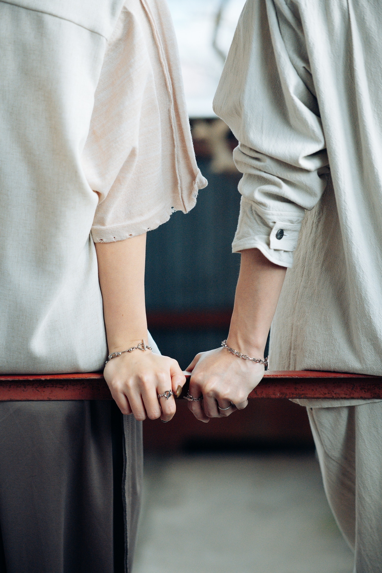 『約束の輪舞』 chain ring 2set ( gold & silver )