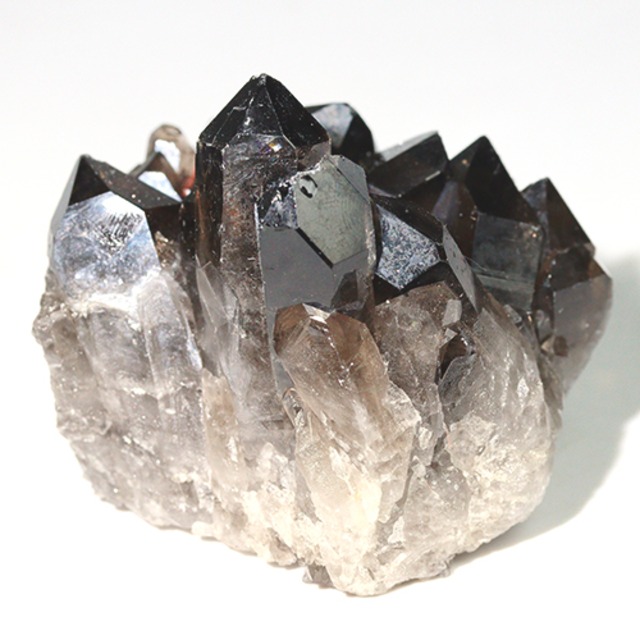 〔D491-5〕ブラジル ミナスジェライス コリント スモーキークォーツ クラスター smoky quartz【メール便不可】