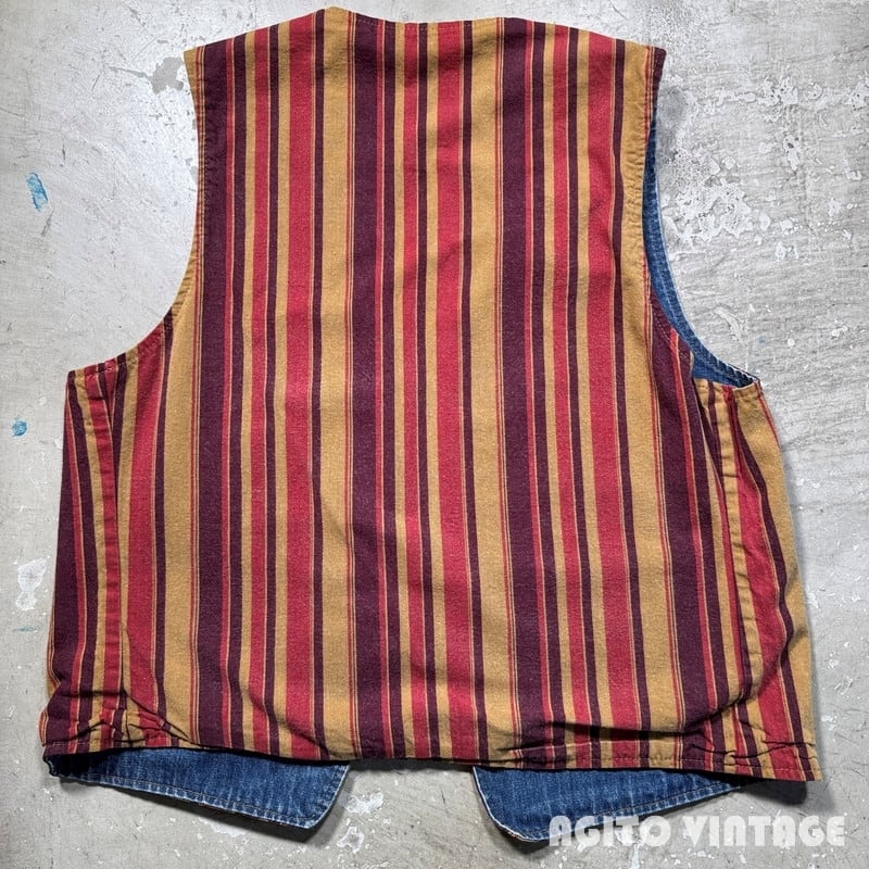 60's 70's LEVI'S リーバイス リバーシブルベスト デニム コットン
