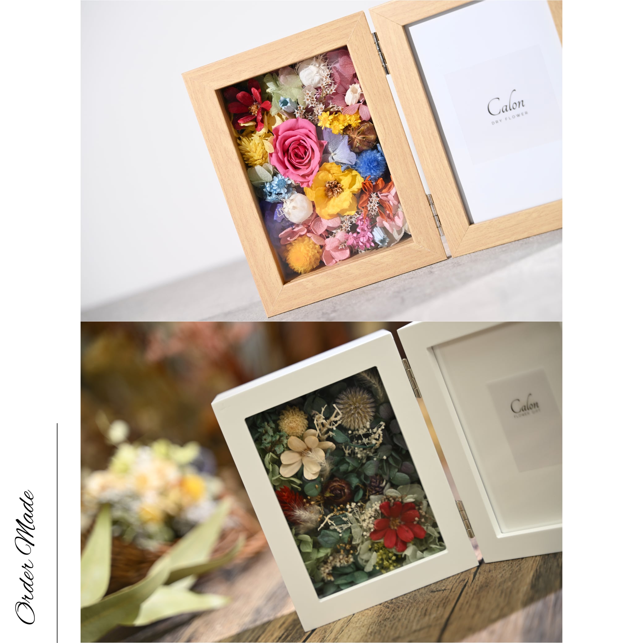 オーダーメイド】フォトフレーム Sサイズ | Calon DRY FLOWER オーダーメイド】フォトフレーム Sサイズ | Calon DRY FLOWER