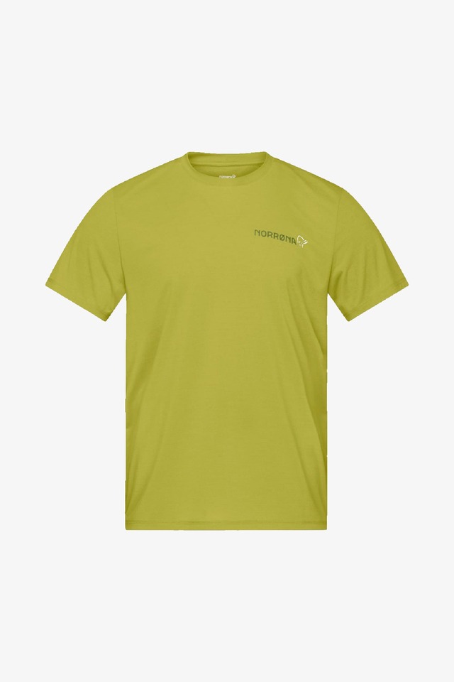 NORRONA ノローナ ／ メンズ フェムンド テック ティーシャツ #Golden Lime