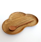 四十沢木材工芸 KITO 小皿 ・大【写真の商品をお届けします】