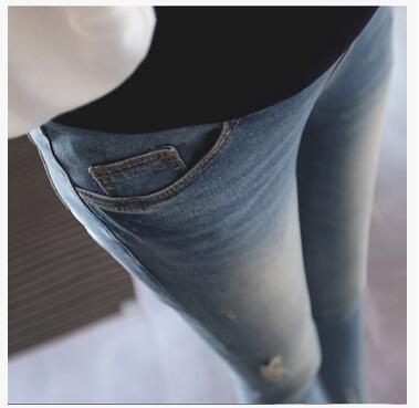 【新作】【送料無料】 ソリッドカラーマタニティジーンズデニムブルーマタニティパンツ妊娠2017春服妊婦 スプリング 春物 AL expec457123777605