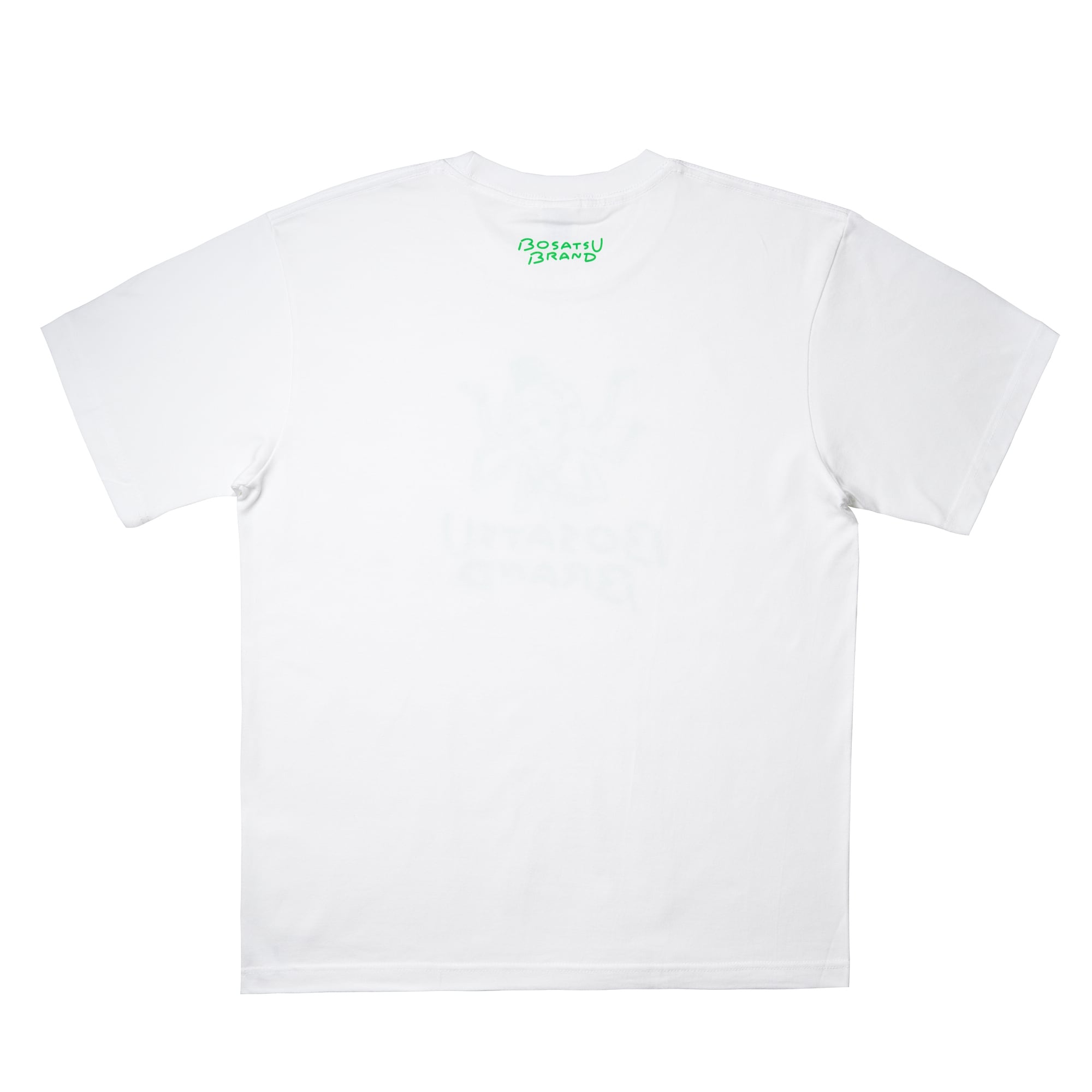 阿修羅 仏像 Tシャツ (プリント) ホワイト/蛍光グリーン 6.2oz(XS〜XXL