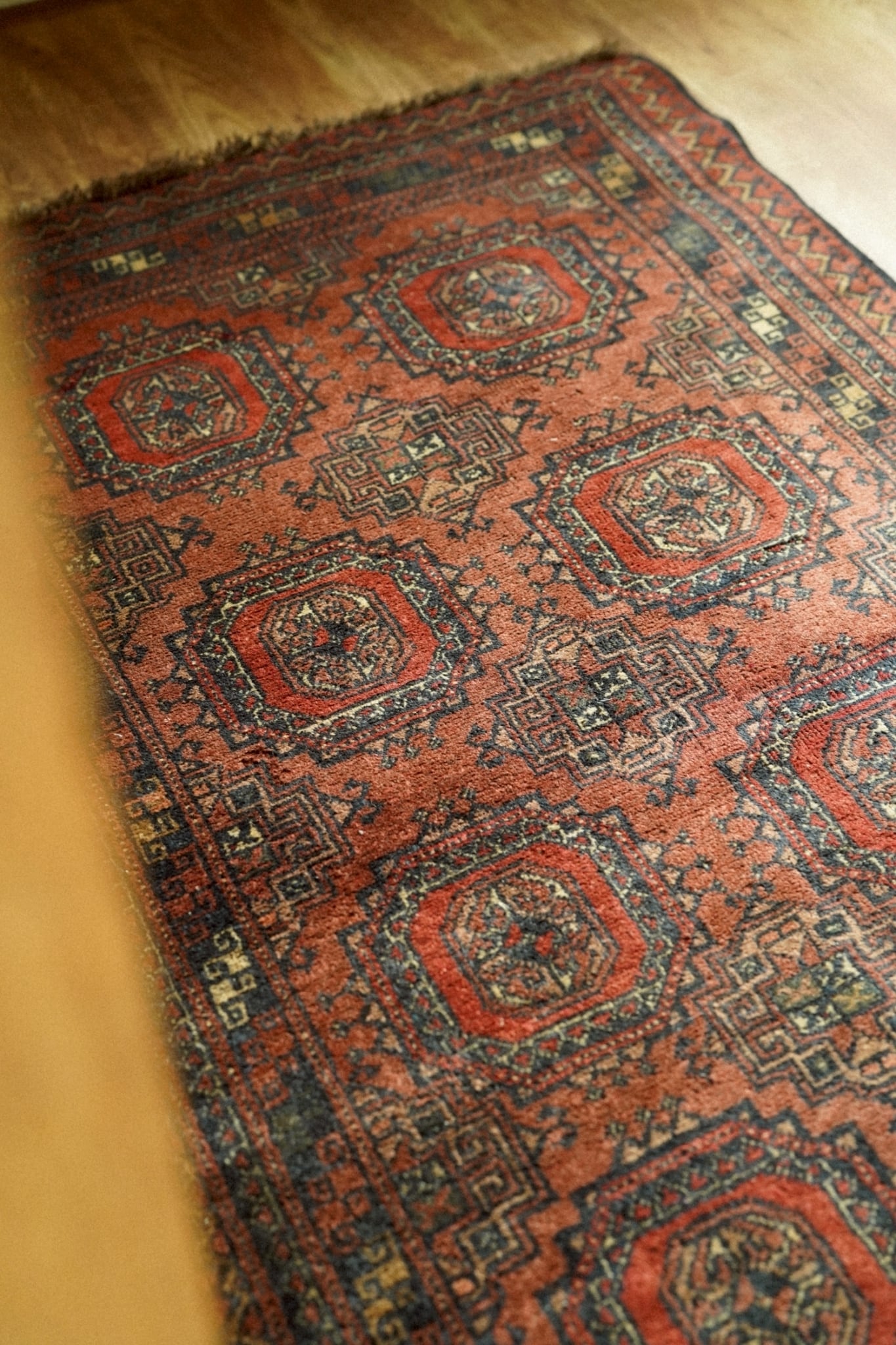 2138-Vintage Turkmen rug | 手織りのヴィンテージラグ専門店 | Bahr