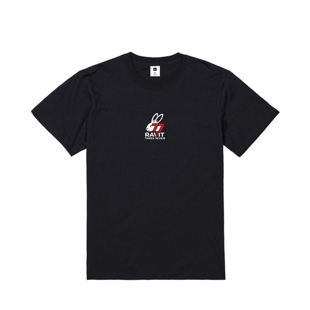 RAVIT THREE SEVEN LOGO-T "SAKIZII PRODUCE" RED SEVEN