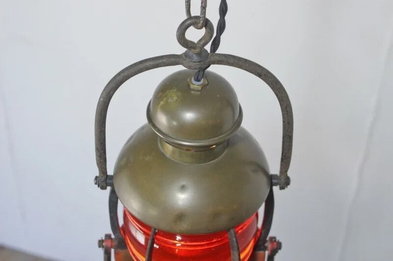 ヴィンテージ フランス 船舶ライト ヨーロッパ 船舶ランプ ペンダント  