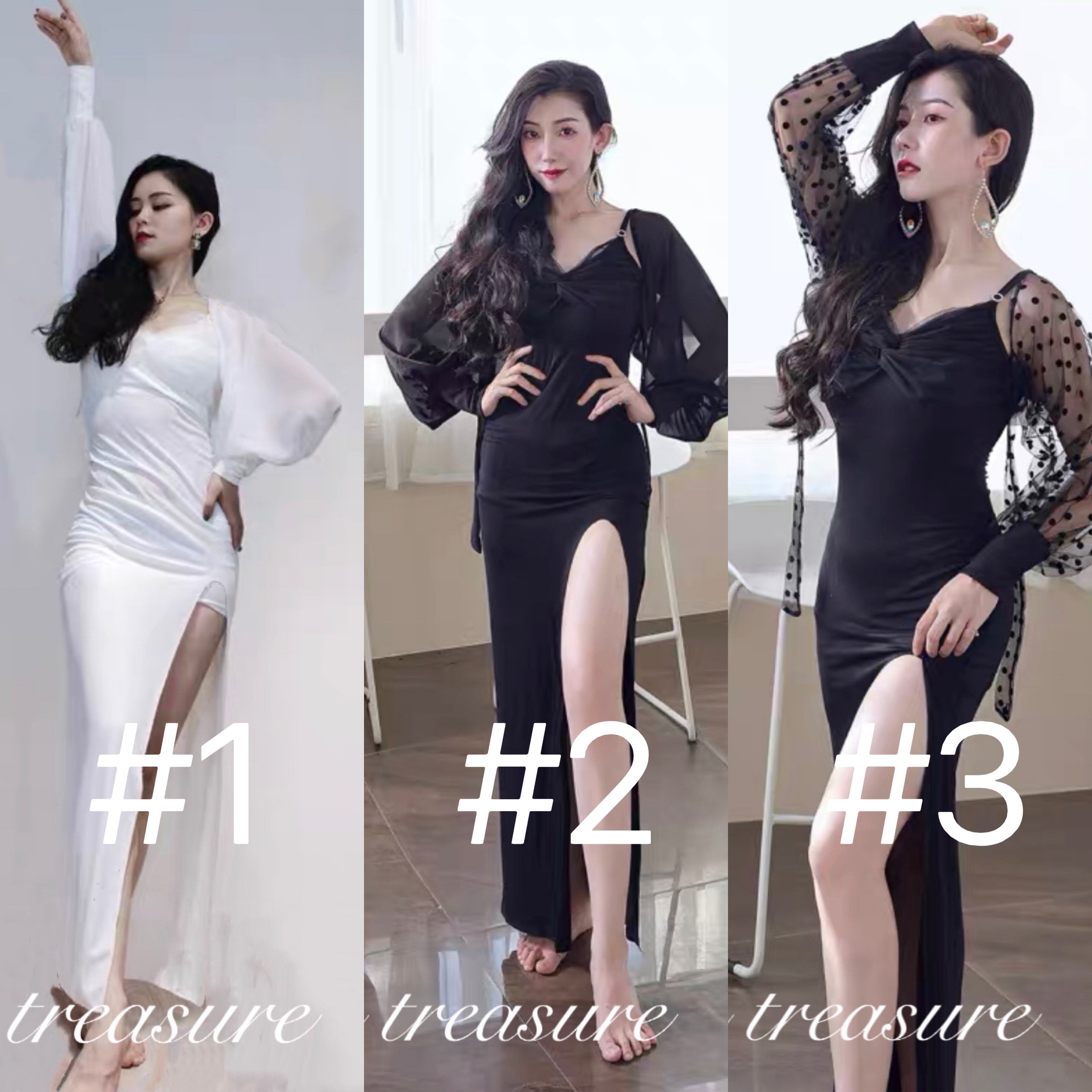 ベリーダンス レッスンウェア 2カラー NCWD TW-908 202201