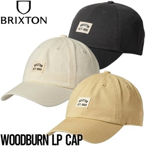 ストラップキャップ 帽子 BRIXTON ブリクストン WOODBURN LP CAP 11588 日本代理店正規品BLK