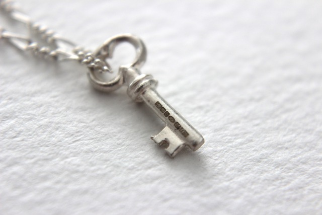 Tiny Star & Key Necklace