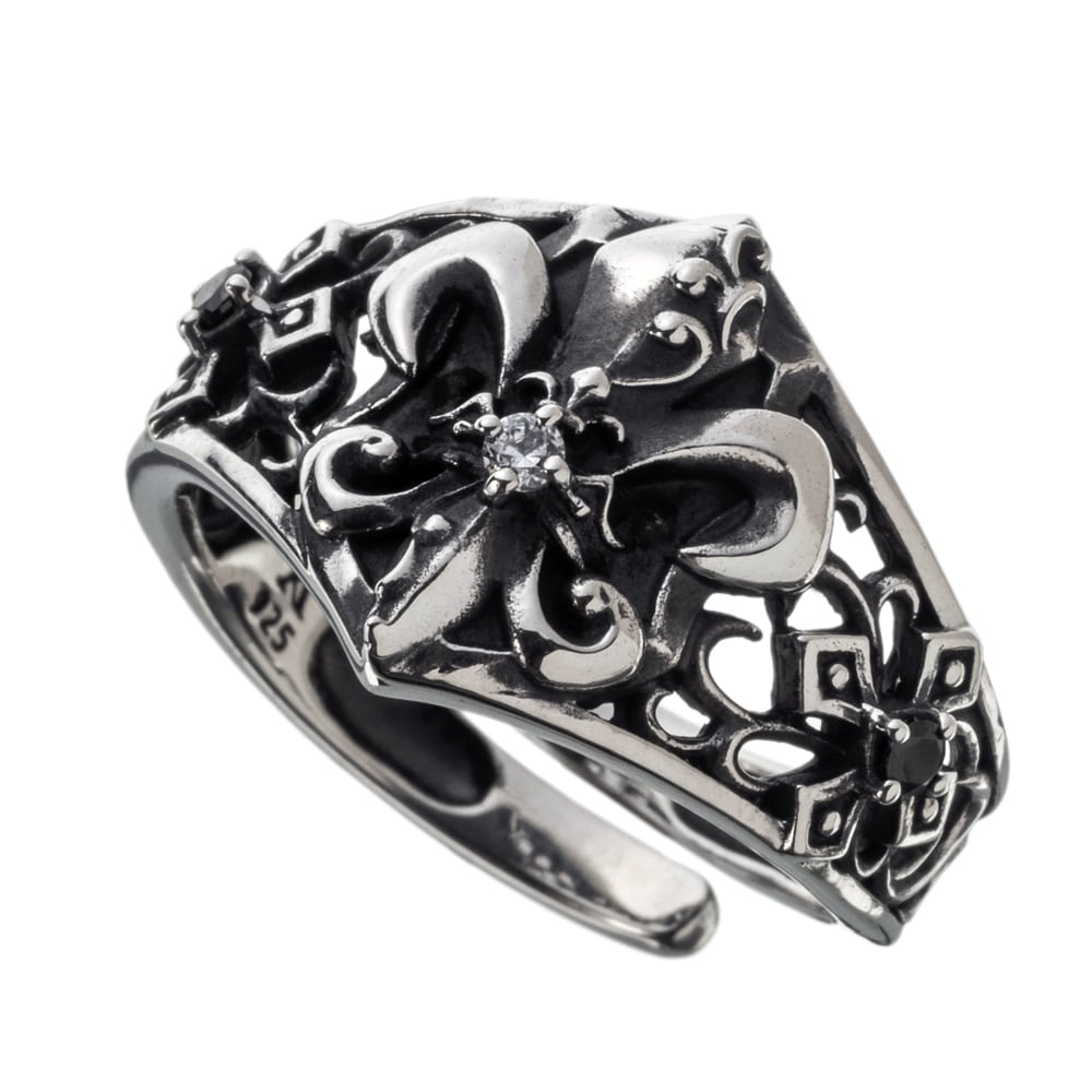 特別価格】槌目スパイラルリングAKR0050 Hammer spiral ring シルバー