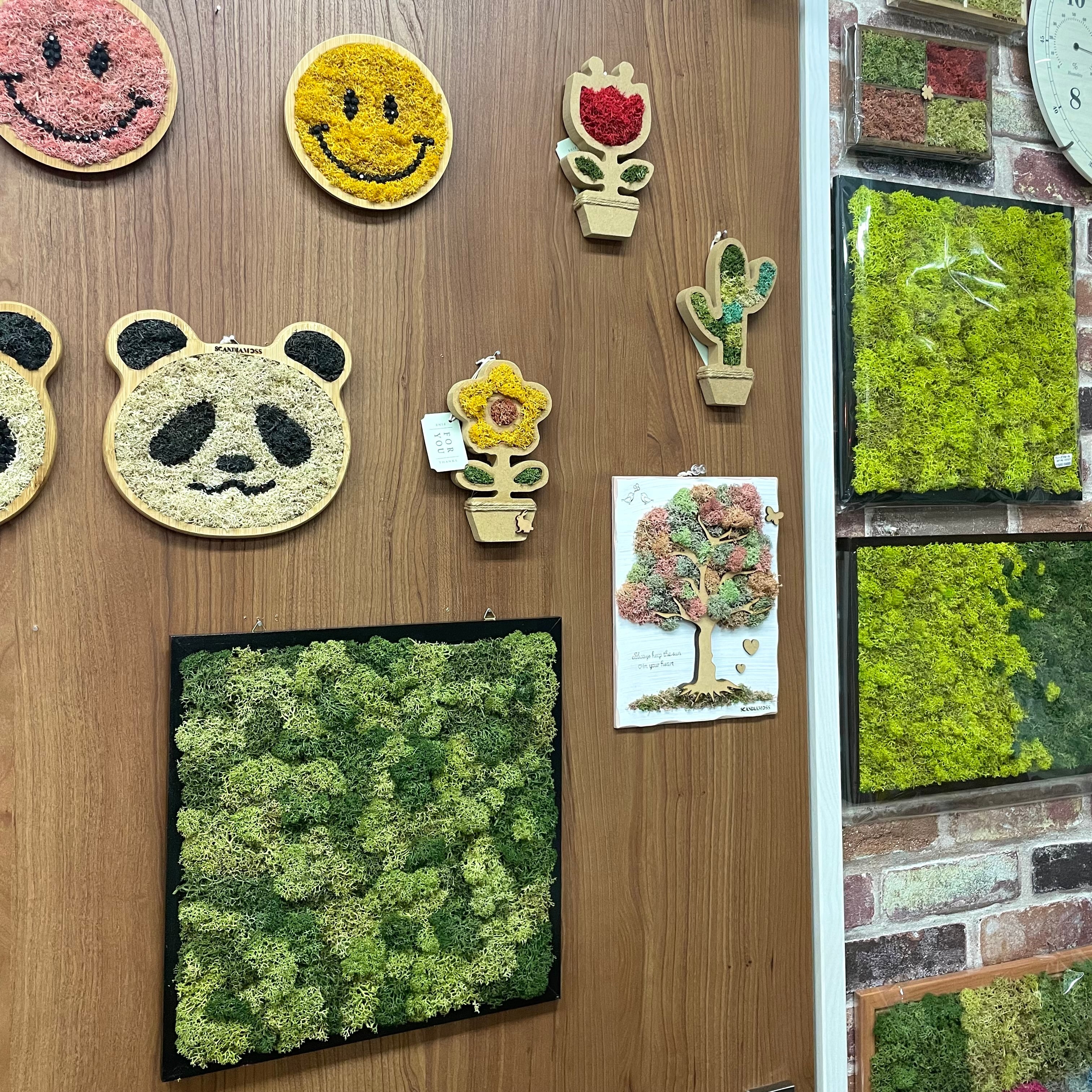 ウォールグリーン スカンディアモス スクエアパネル（スプリング