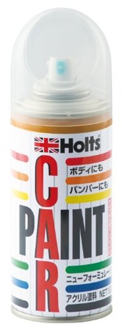 ホルツ 上塗り 純正塗料スプレー カーペイント ダイハツ車用 W24 パールホワイト3上塗り 180ml Holts MH2109