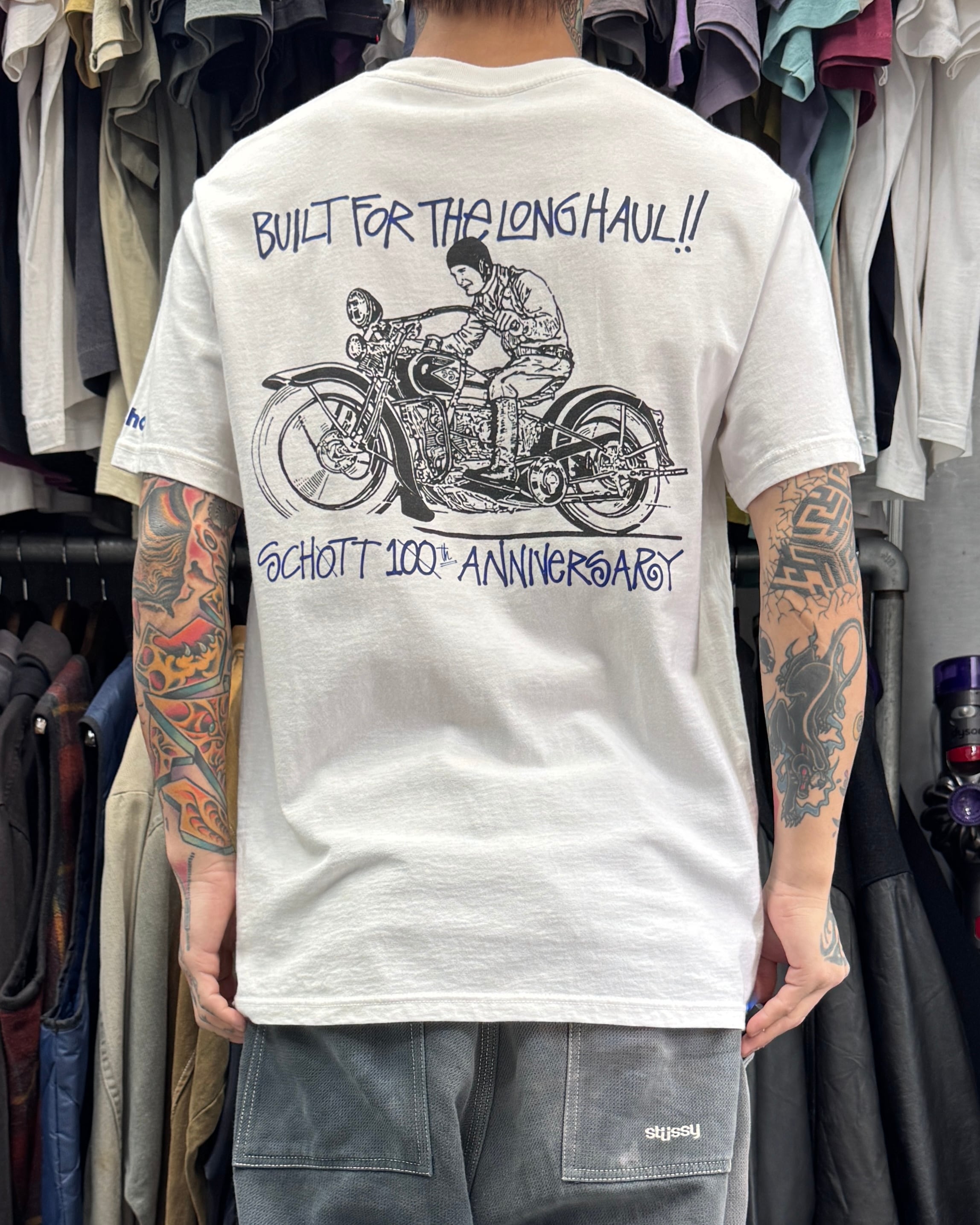 10's old stussy Photo Design Tee 