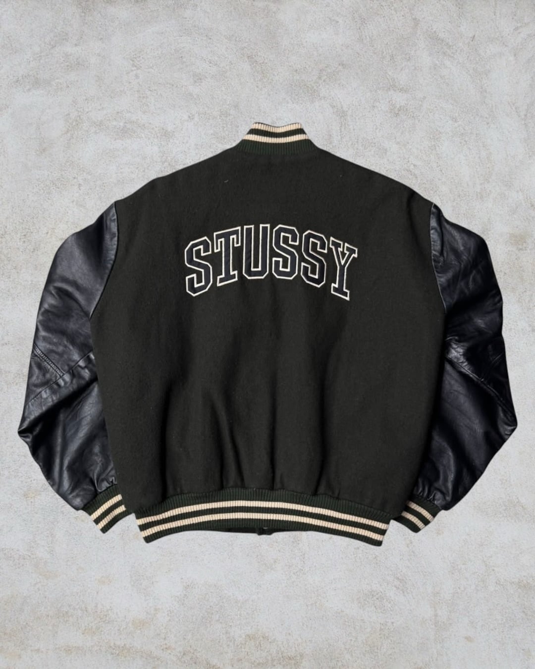 Special!!】90's old stussy Varsity Jacket ”スタジャン” ”TOKYO