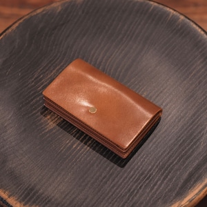 forme(フォルメ) "Card case" Cordovan×DOUBLE -Cigar×Brown-
