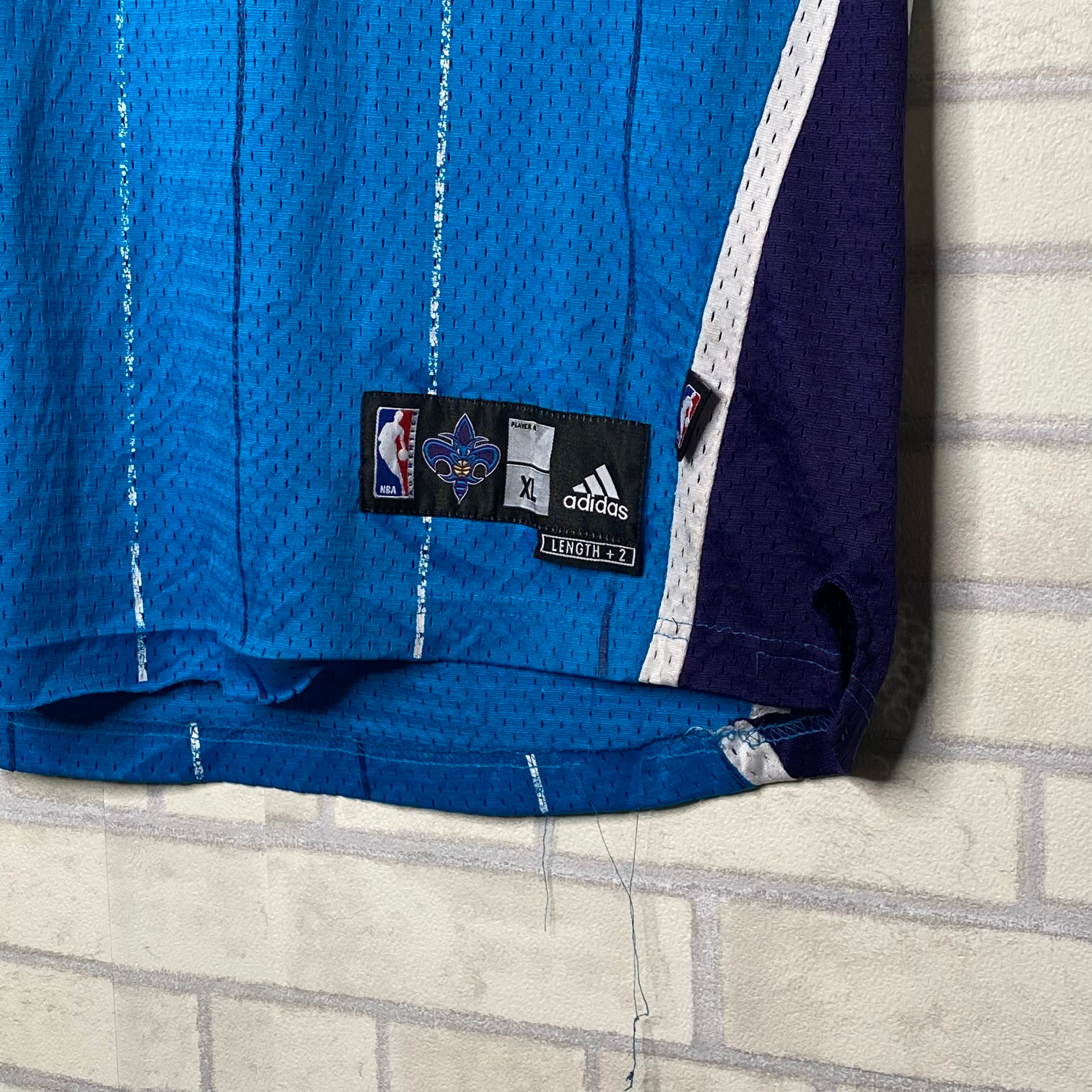 adidas × NBA ゲームシャツ XL タンクトップ ユニフォーム 刺繍 状態 