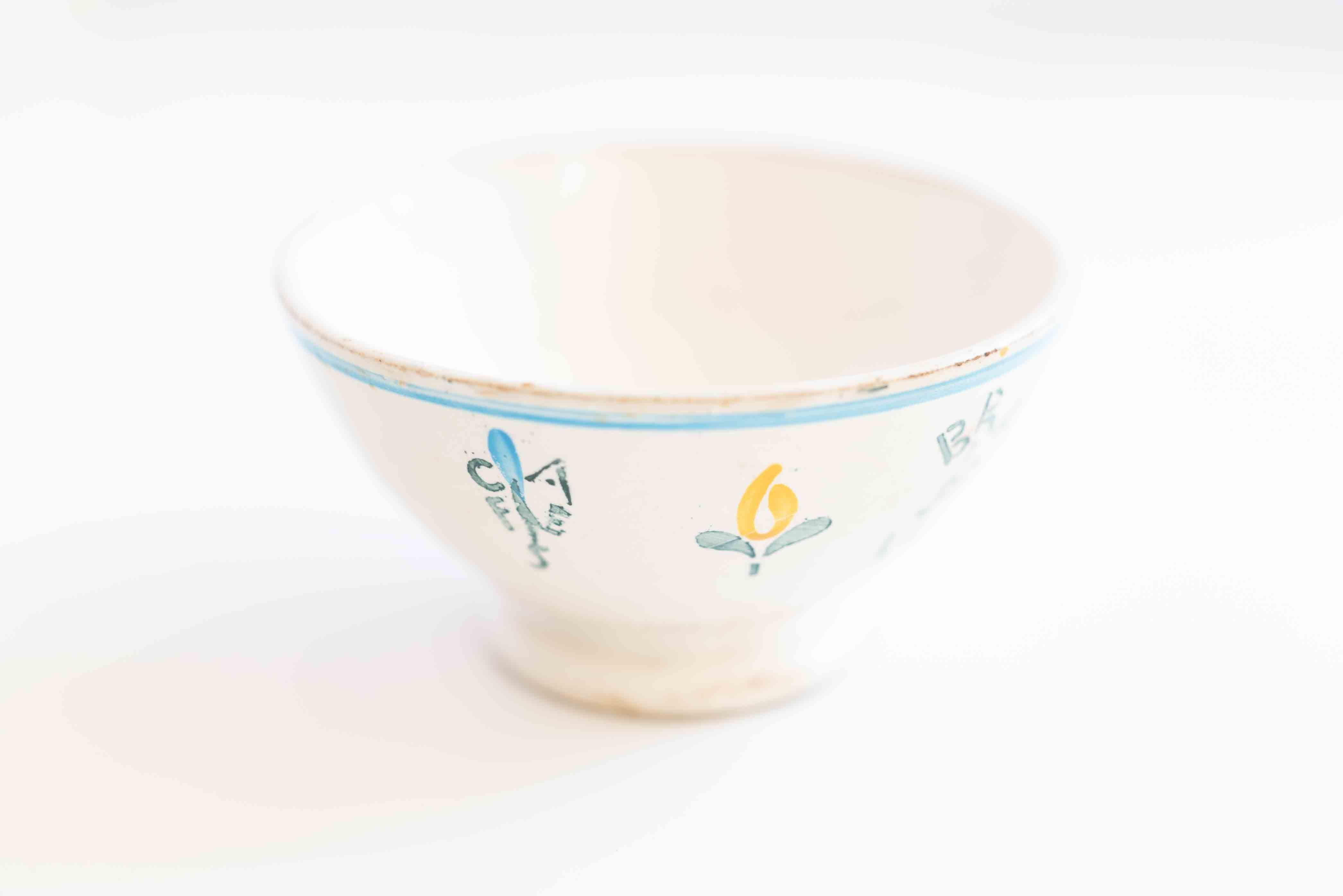 CARE BRASILIA カフェブラジリア がデザインされたフランスカフェオレボウル