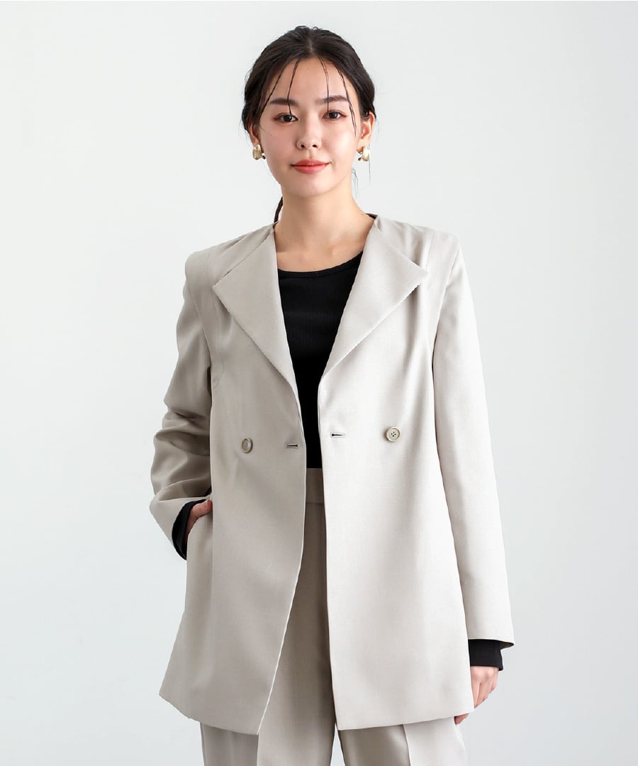 SALE 50％OFF】【 コーデ自在 】 ライトモククロス・2WAYダブル