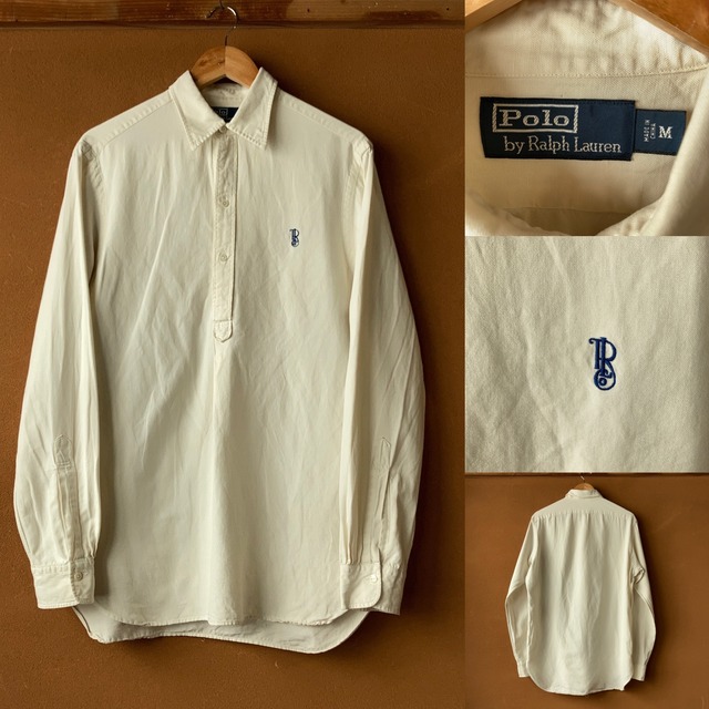 POLO by Ralph Lauren リネンシルク混紡 プルオーバーシャツ SIZE M 
