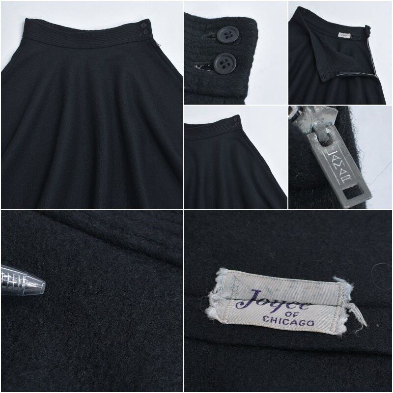 40～50s USA製 Joyce OF CHICAGO ジョイスオブシカゴ フェルト ウール