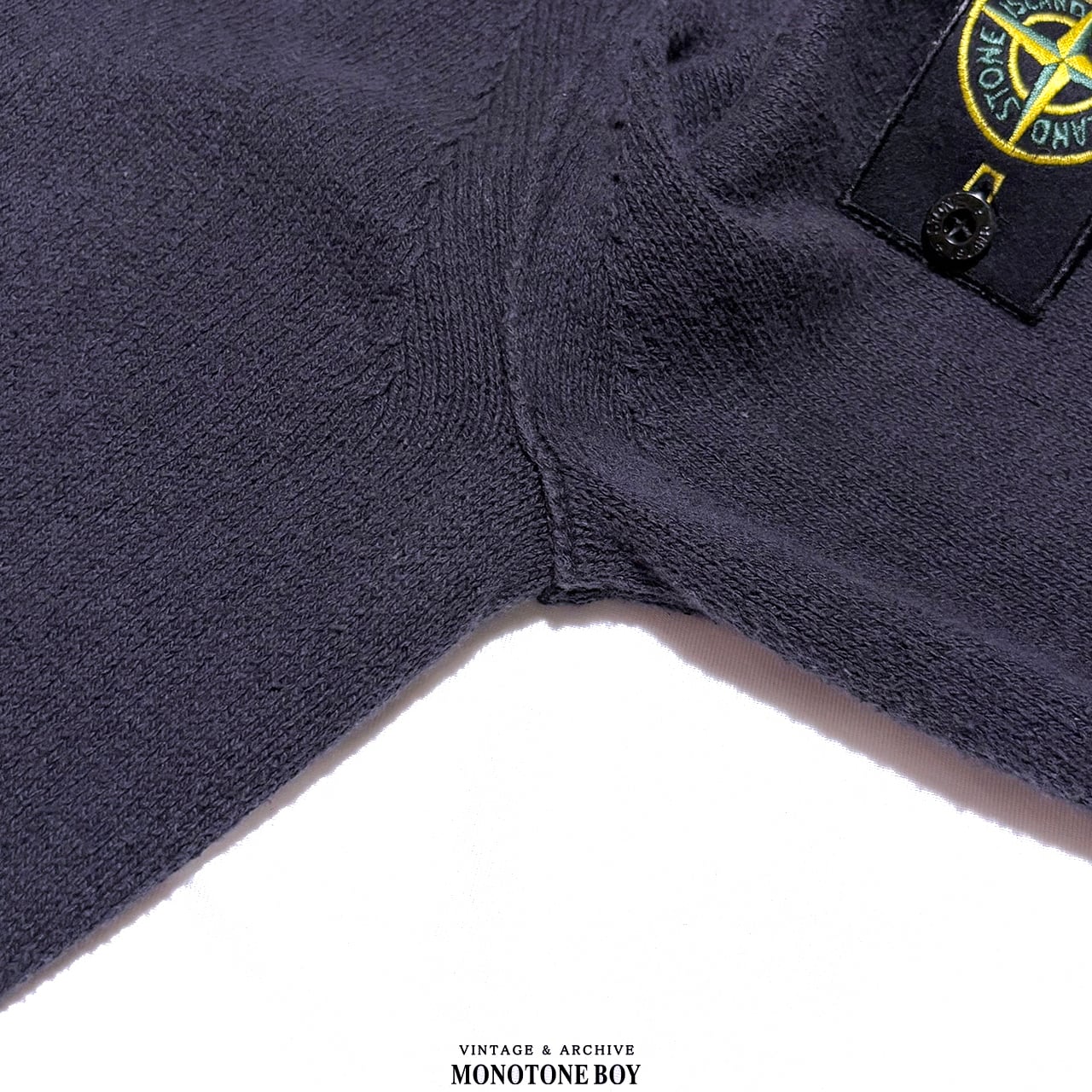 STONE ISLAND 2012SS ZIP UP DRIVERS COTTON KNIT NAVY size L
