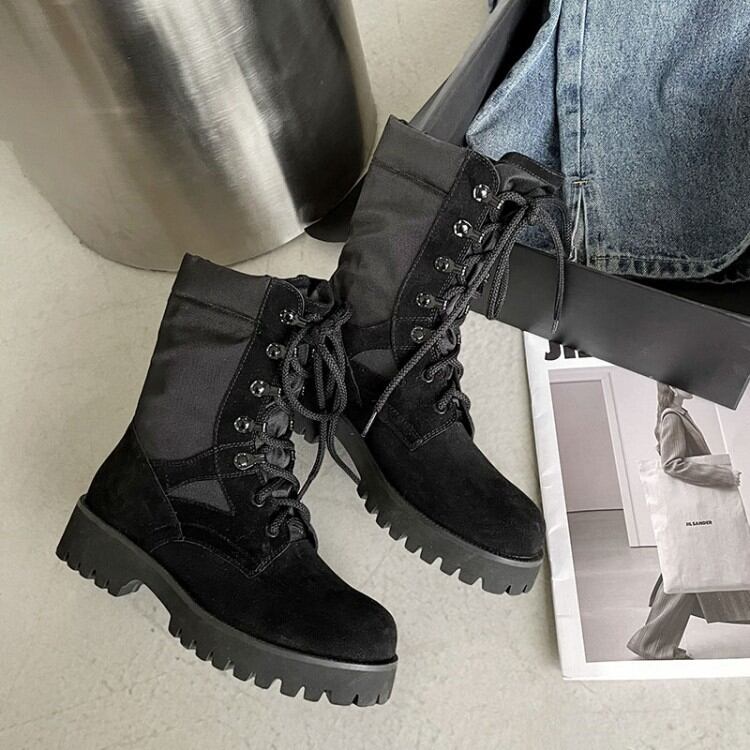 で*〜様 CONVERSE 安全靴 27.0cm ブラック マジックテープ 2021年秋冬新作厚底ブーツレディーススクラブキャンバスブーツ