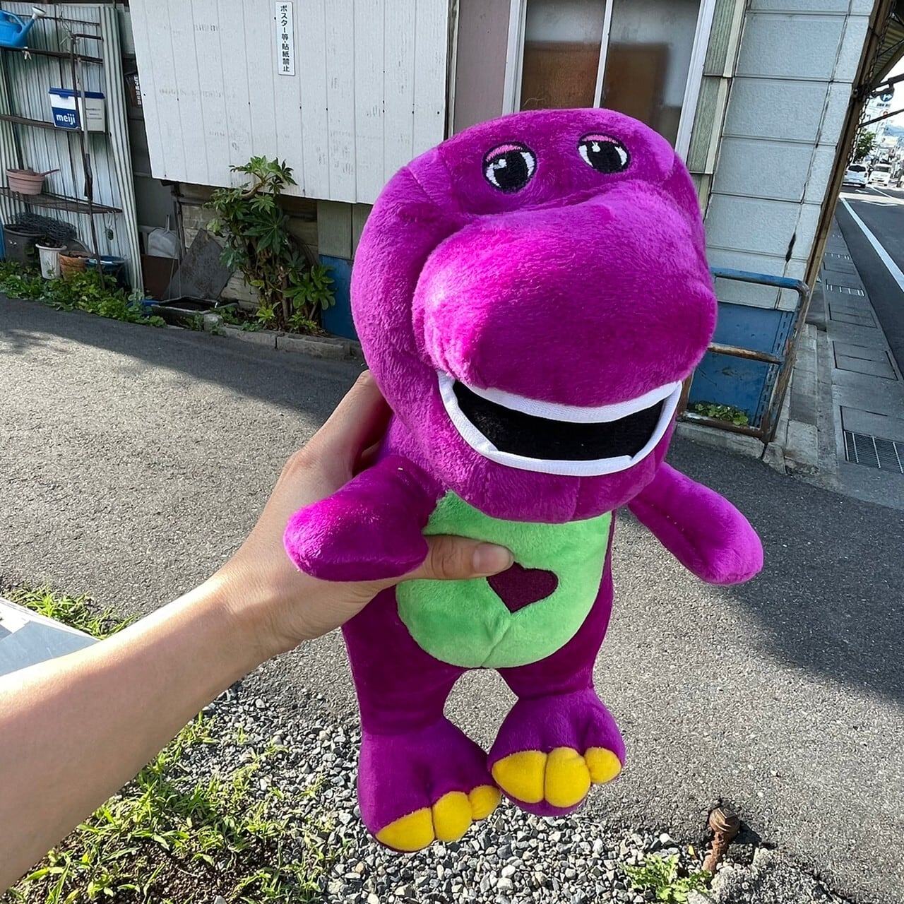 バーニーアンドフレンズ バーニープラッシュドール / Barney & Friends plush toy | THE PUPPEZ☆e-shop　/  ザ　パペッツ松本-WEBショップ powered by BASE