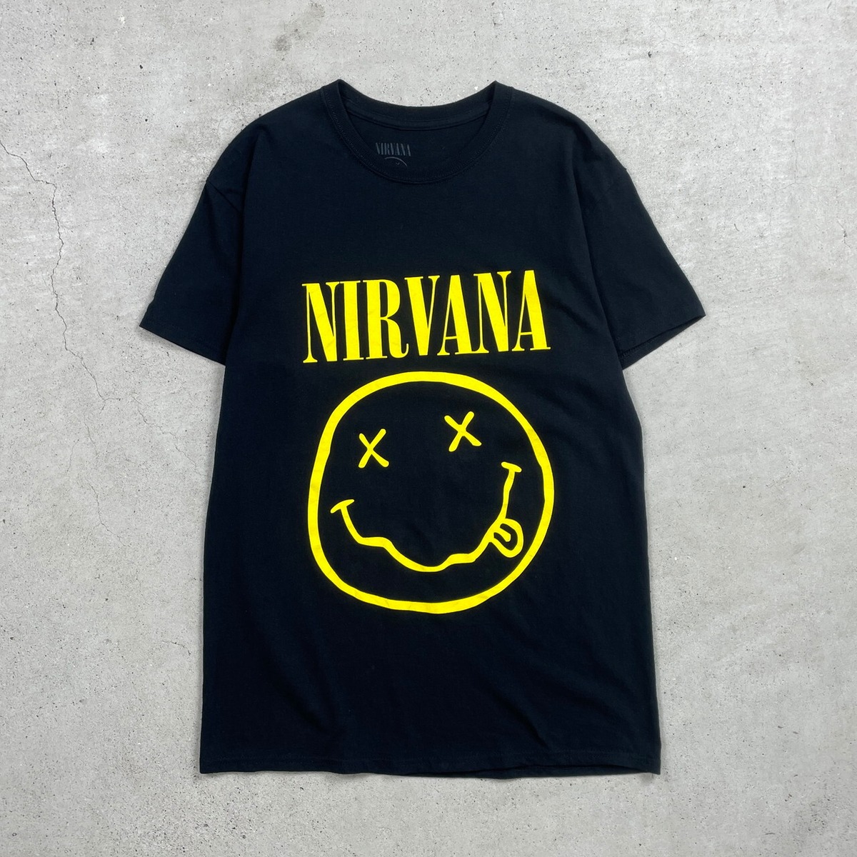 NIRVANA ニルヴァーナ スマイル バンドTシャツ バンT メンズM 古着 
