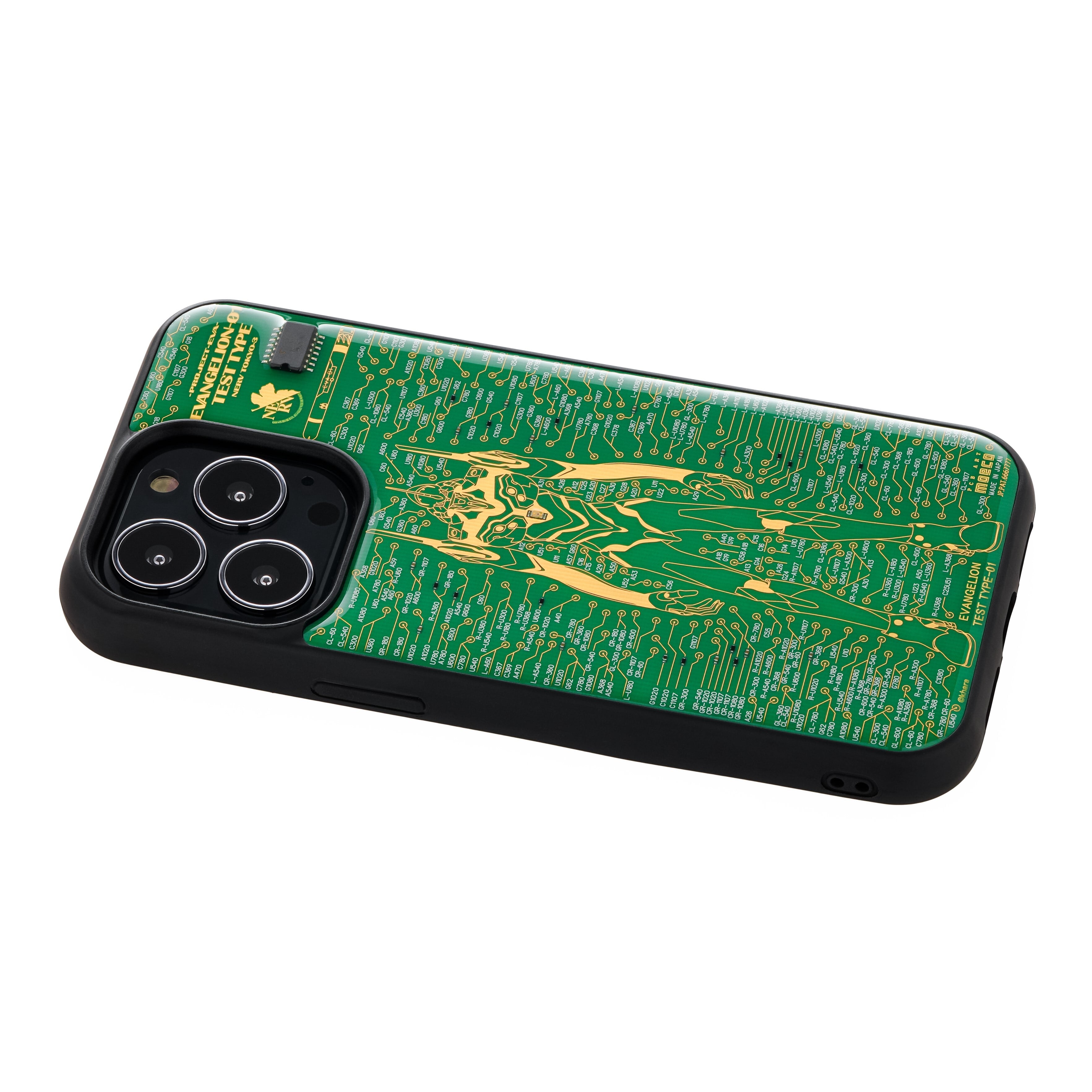 FLASH EVA01 基板アート iPhone 13 Pro ケース | PCB ART moeco