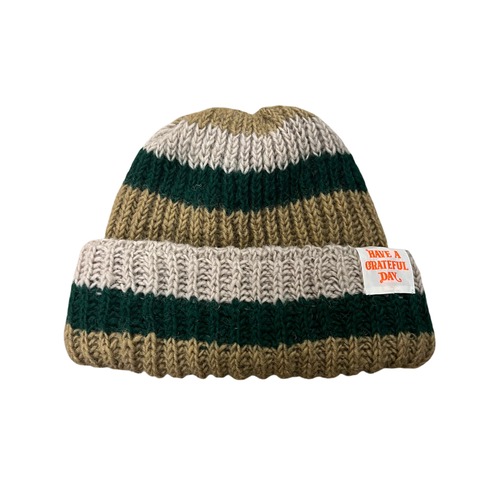 HAVE A GRATEFUL DAY #Watch Cap Olive