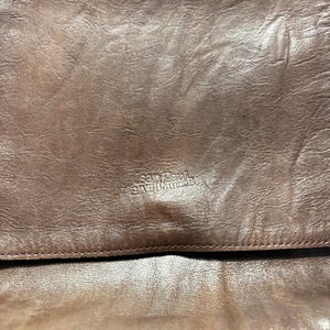 Jean Paul GAULTIER brown leather multi-chain shoulder bag