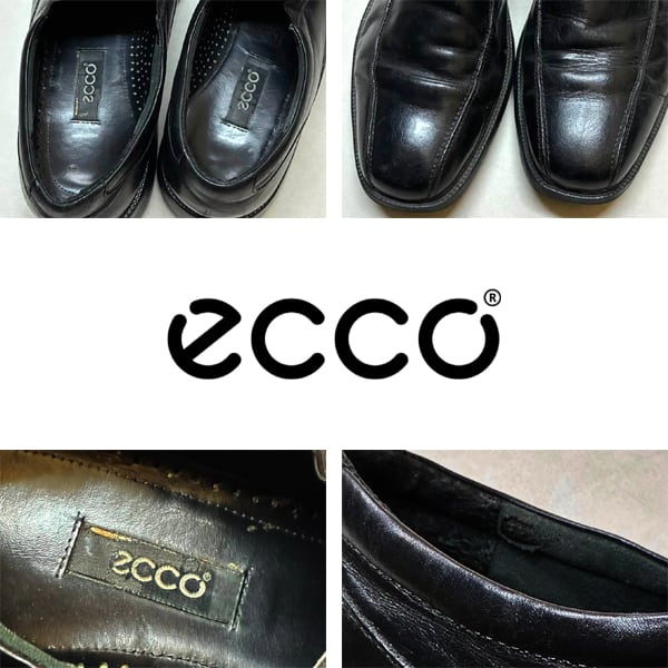 ビジネスシューズ レザーシューズ ecco スリッポン 革靴メンズ 本革