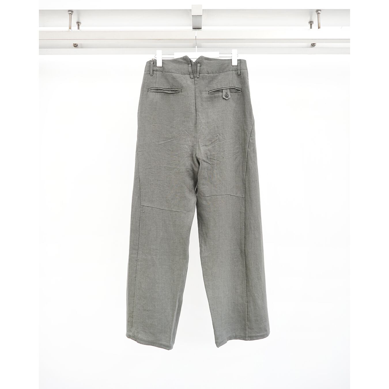 Professor.E ](プロフェッサーイー) 25SS-PE-TRL-02 Sheer Pants(Grey