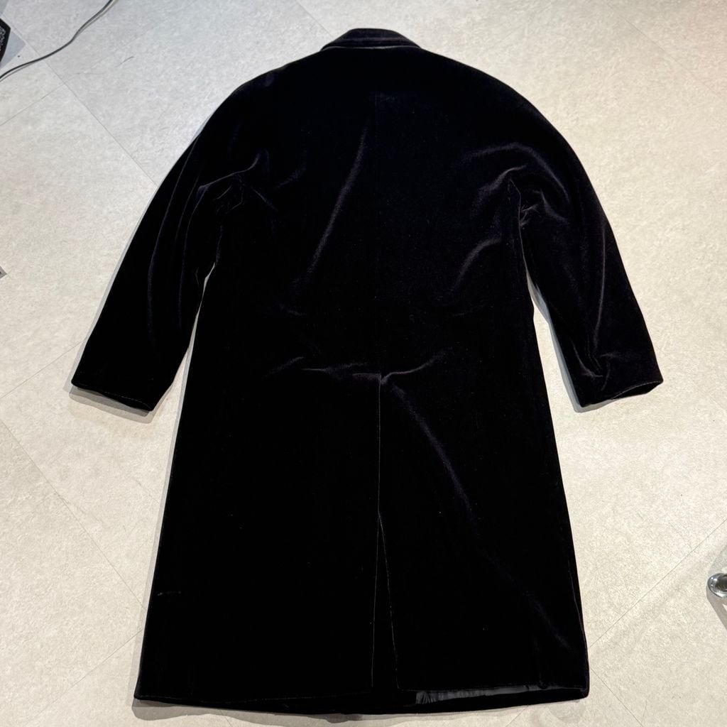 NAMACHEKO ナマチェコ 21AW FLAT OVER COAT チェスターコート ブラック