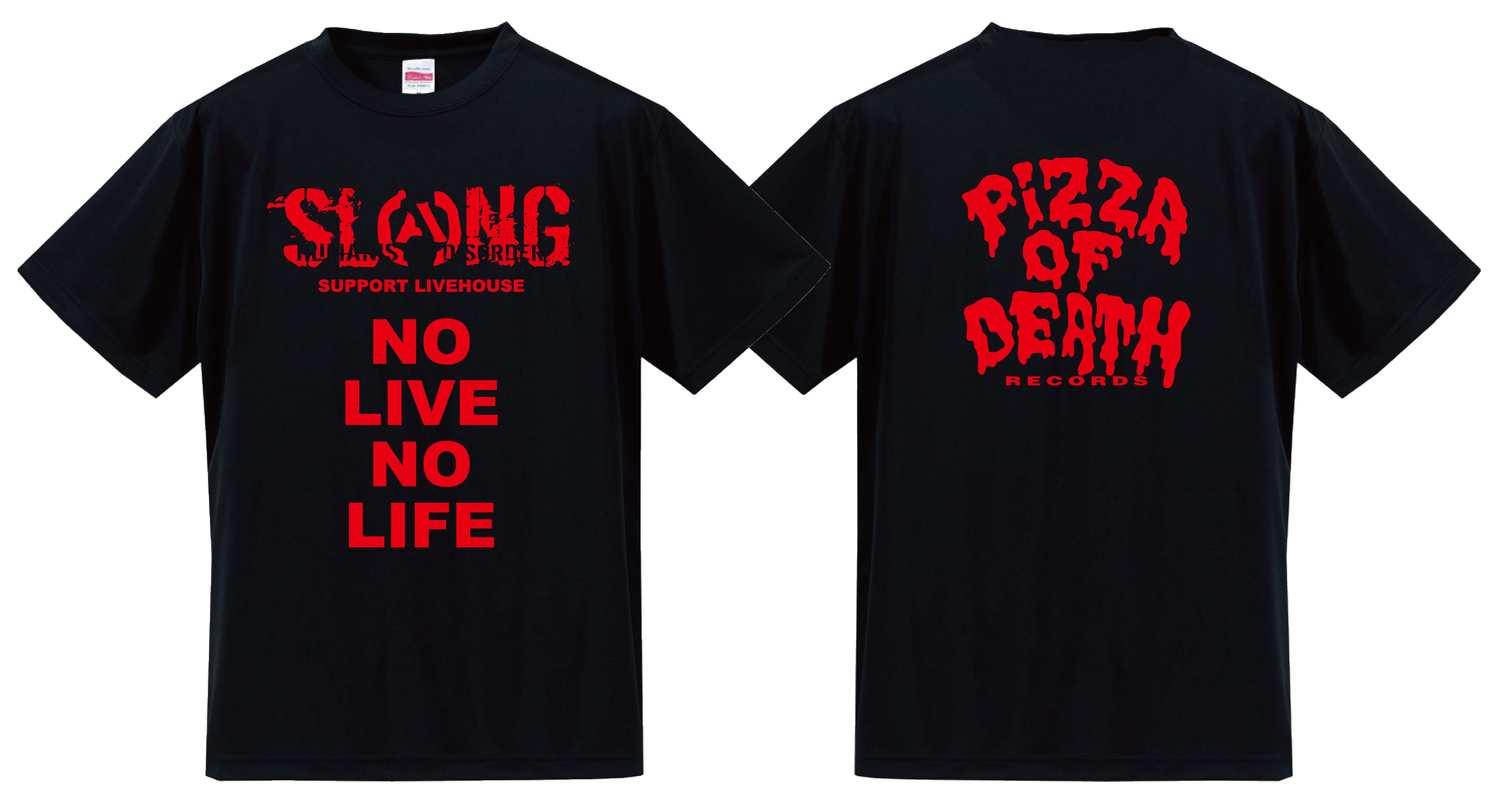 【SLANG x PIZZA OF DEATH】ドネーション付きTシャツ | KLUB 