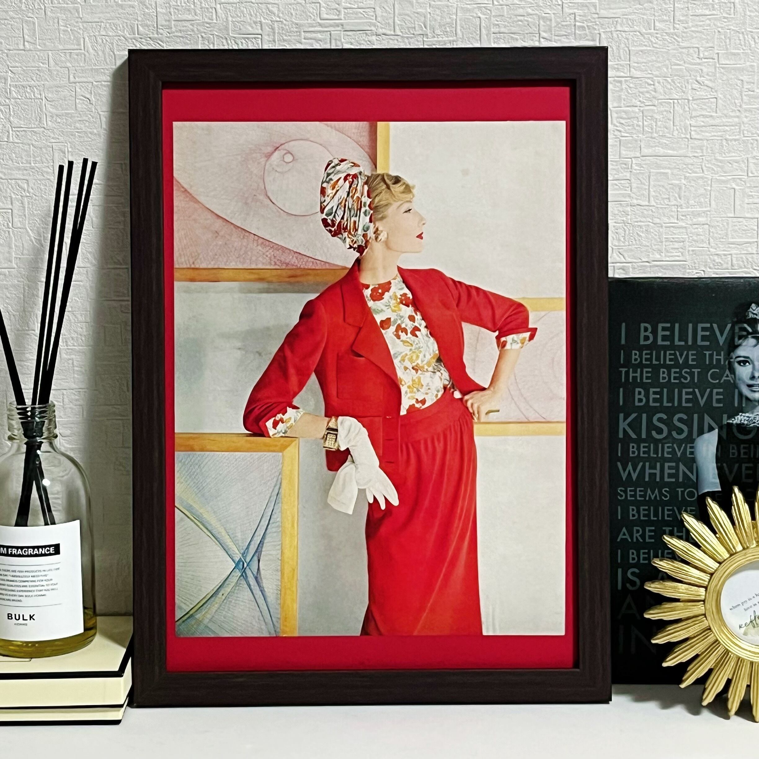 1点もの＞ポスター シート ファッション レトロ アドバタイジング