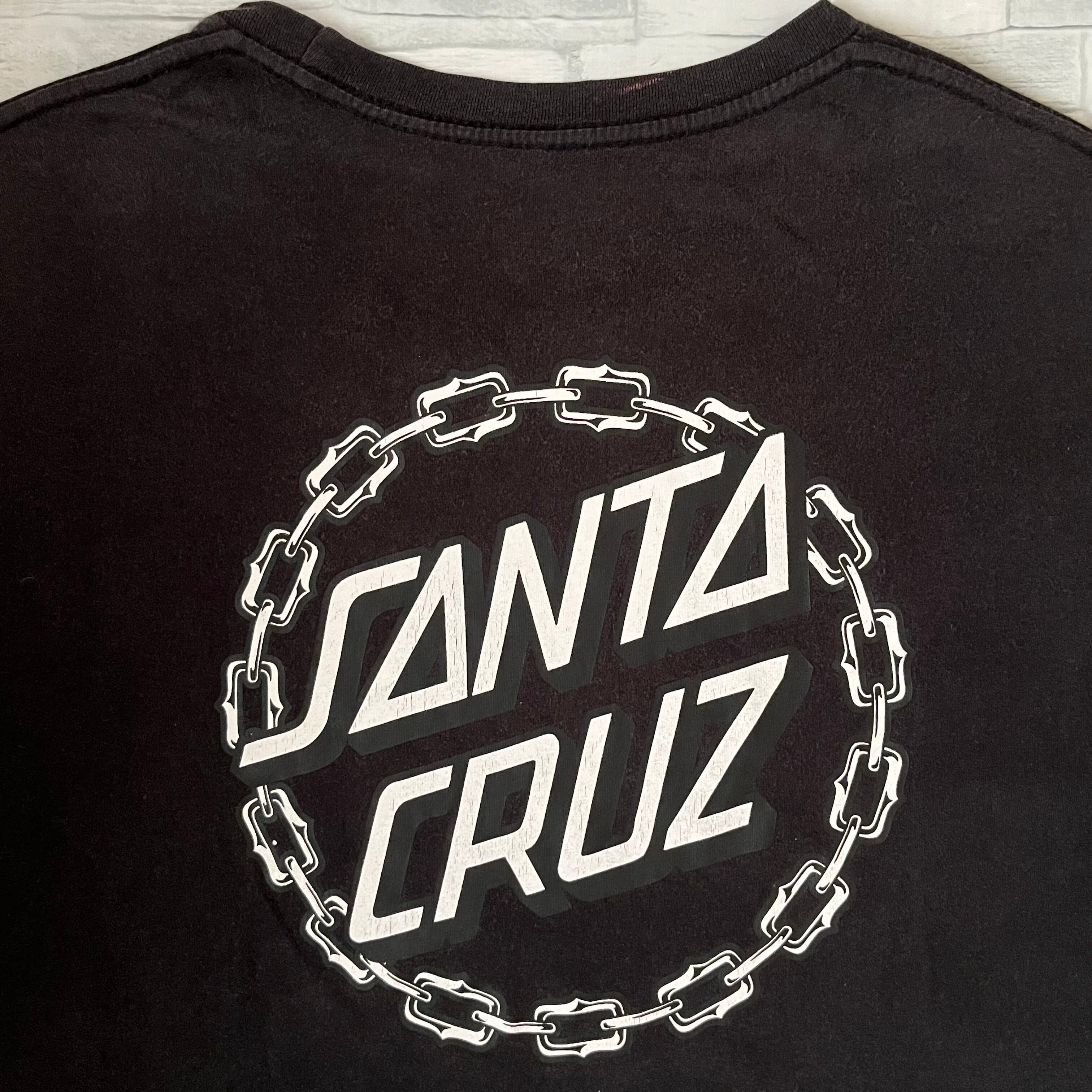 SANTA CRUZ サンタクルーズ Tシャツ チェーン サークルロゴ 古着 SANTA CRUZ サンタクルーズ Tシャツ チェーン サークルロゴ 古着
