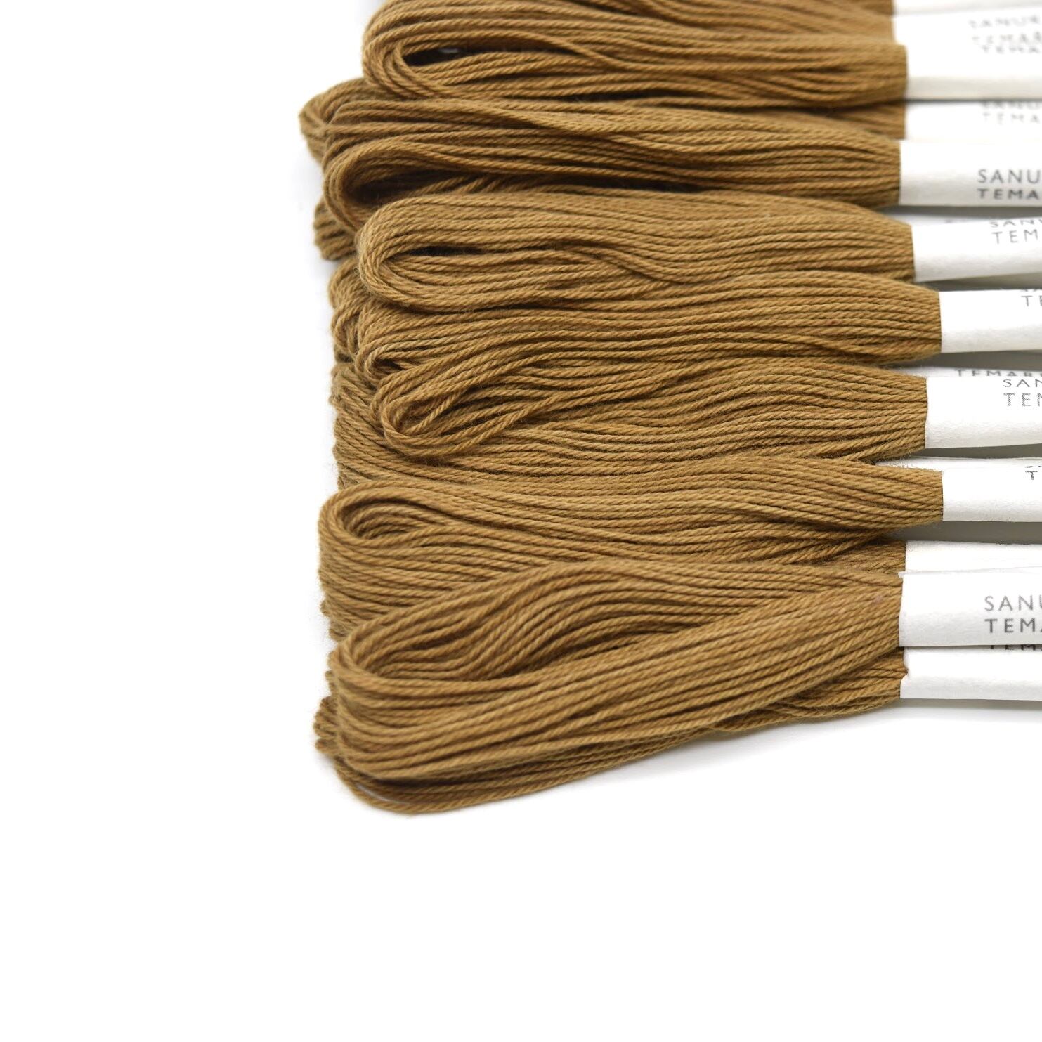 草木染めかがり糸 茶・グレー_グラデーションセット | 讃岐かがり