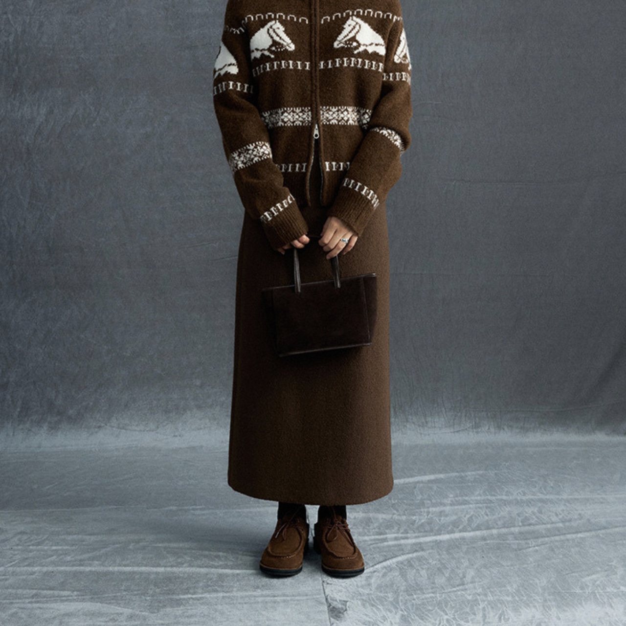 Straight Midi Length Tight Skirt T4014