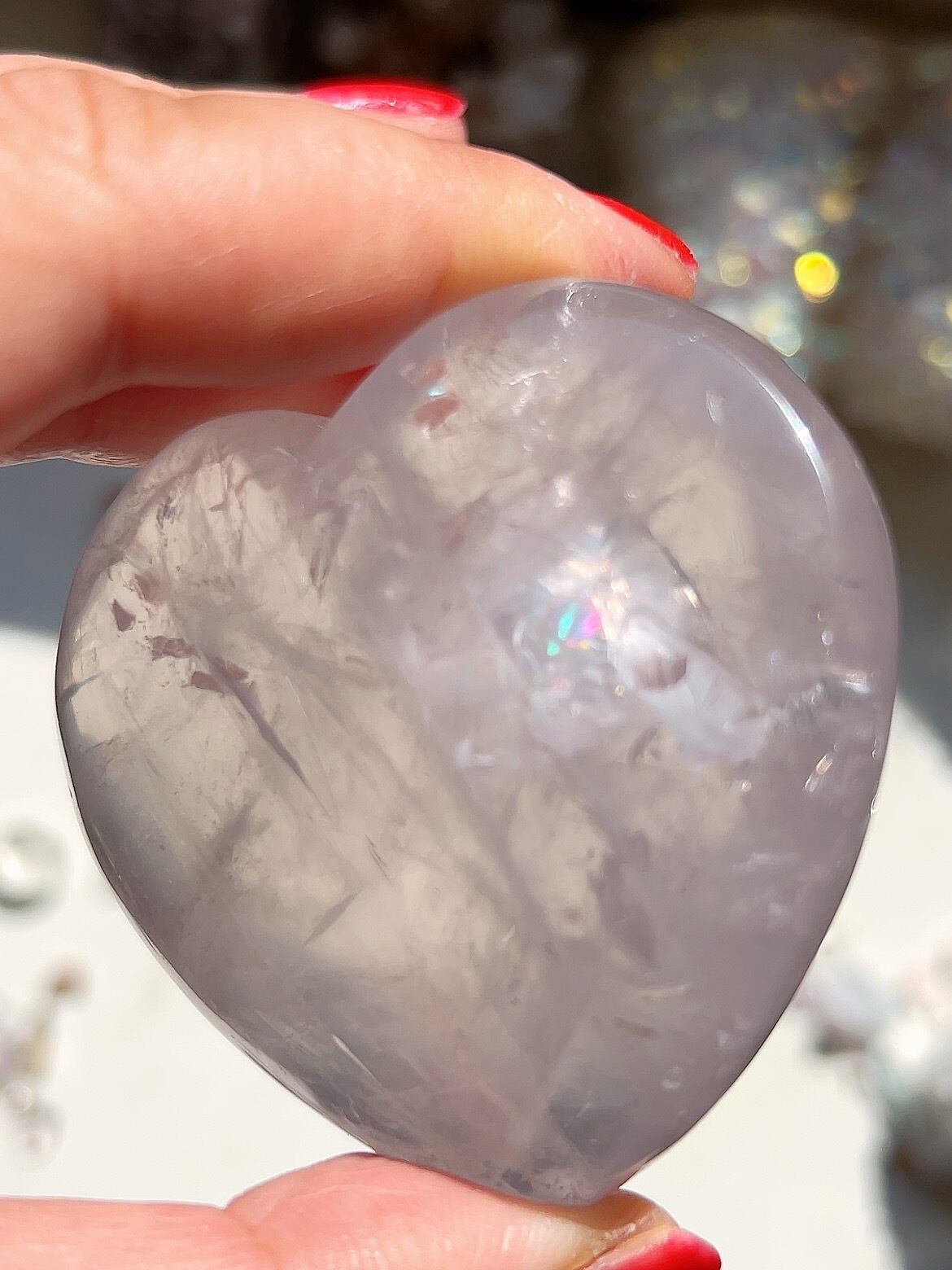 天然石 シトリンのハート　置物　台座付きG.303 天然石 シトリンのハート 置物 台座付きG.303 【一点物】【希少