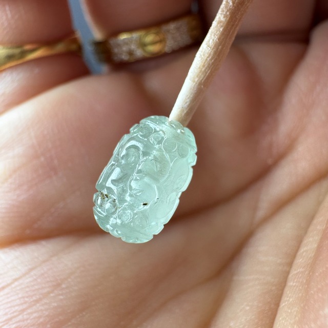 no.6 エメラルドグリーンベリル 約9.3x5.8mm