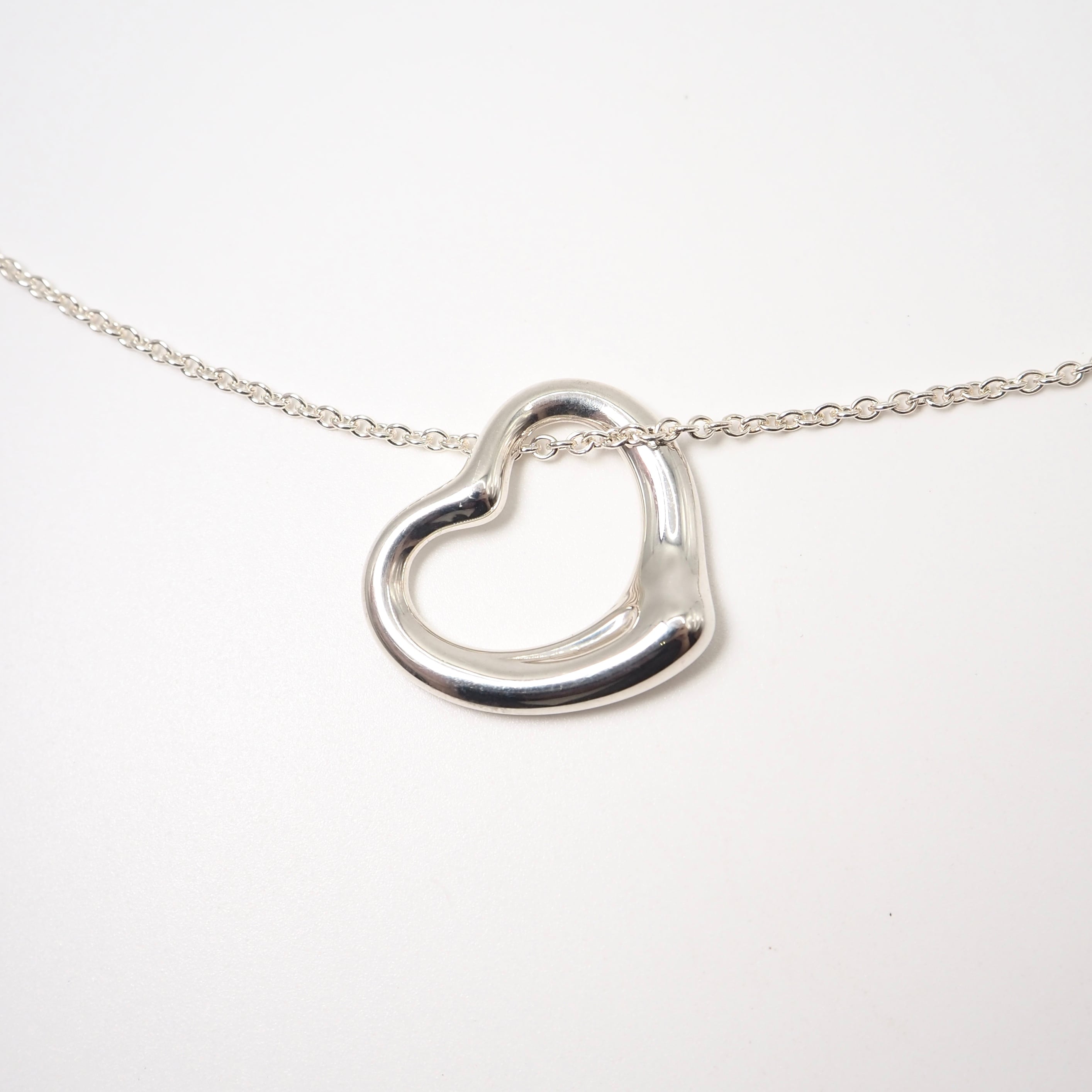 Tiffany&Co. オープンハートネックレス シルバー925 ティファニー