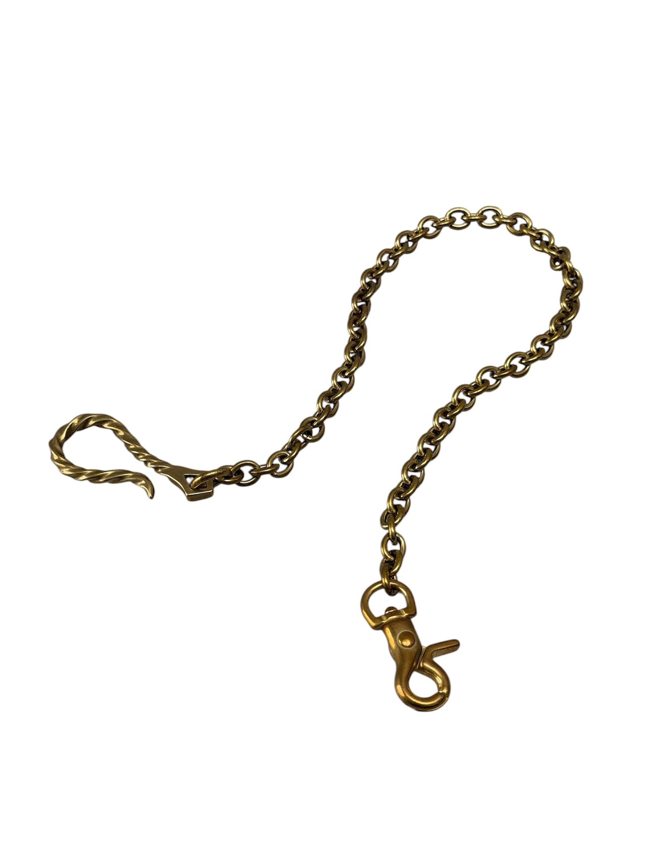 Vintage Brass Wallet Chain