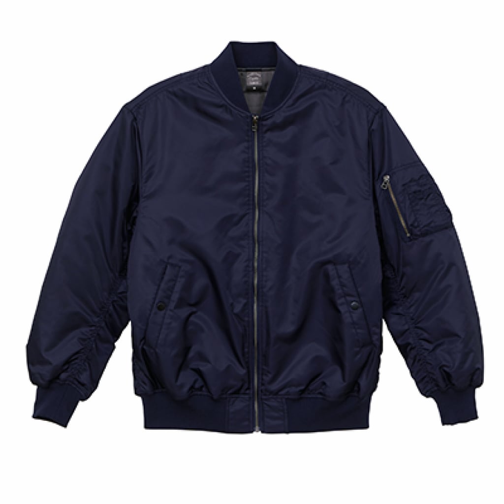 幻の戦闘機 震電 （モノカラー：グレー・赤） MA-1タイプジャケット