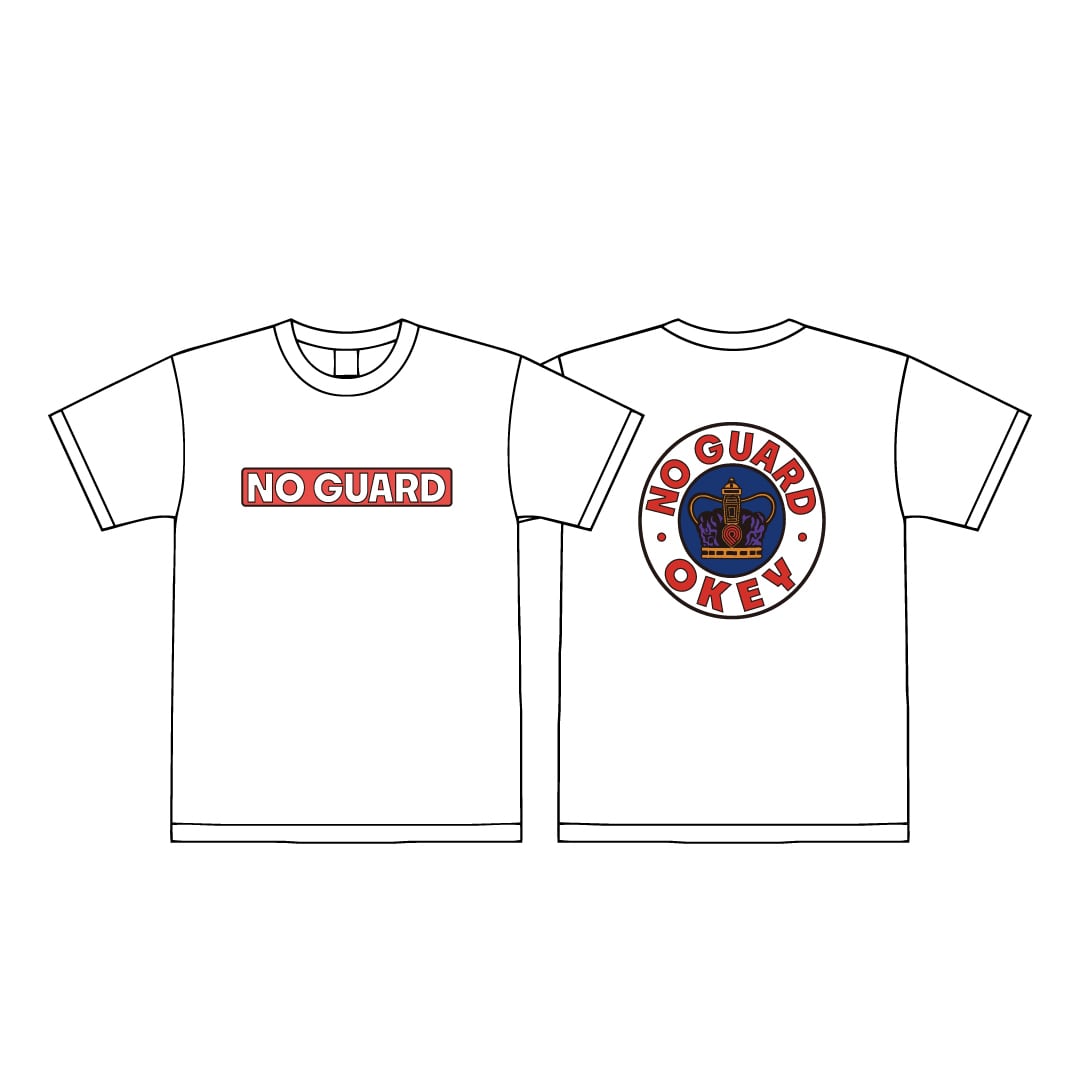 P.W No Guard Crown Tee/WHT | No Guard Okey