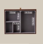 ジュエリーボックス 3段 鍵付き アクセサリーケース 木製 ウォールナット ガラス天板 引き出し 大容量 収納ボックス 高級 宝石箱